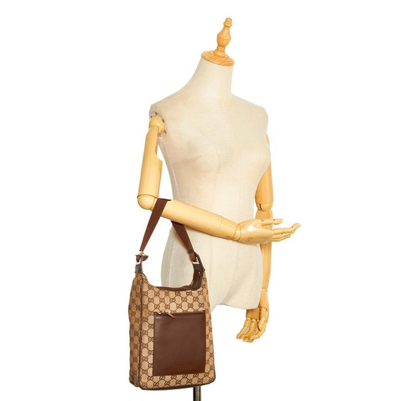 Gucci GG Ophidia Canvas Messenger Shoulder Bag Handbag Lol Monogram Purse Italy - Picture 3 of 13